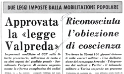 L'Avanti, 12 dicembre 1972